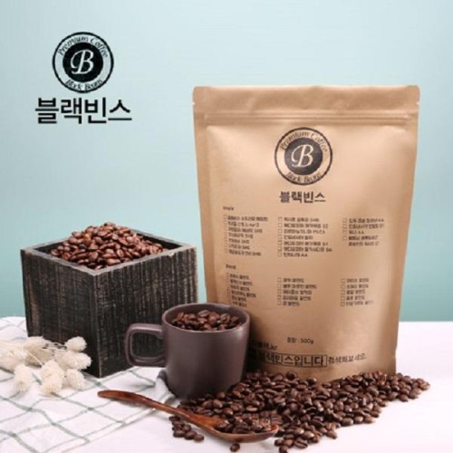블랙빈스/원두커피/500gx2봉 /무/료/배/송
